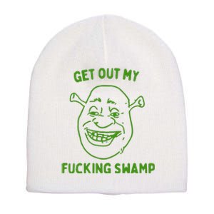 Get Out My Fucking Swamp Short Acrylic Beanie