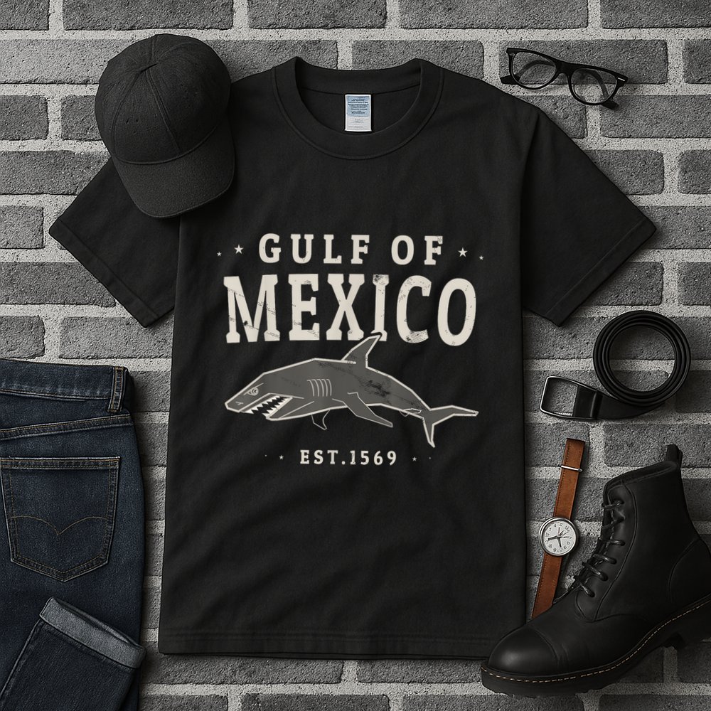 Gulf Of Mexico 1569 Tall T-Shirt