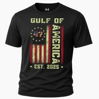 Gulf Of 'Merica US Flag Patriotic EST 2025 Cooling Performance Crew T-Shirt