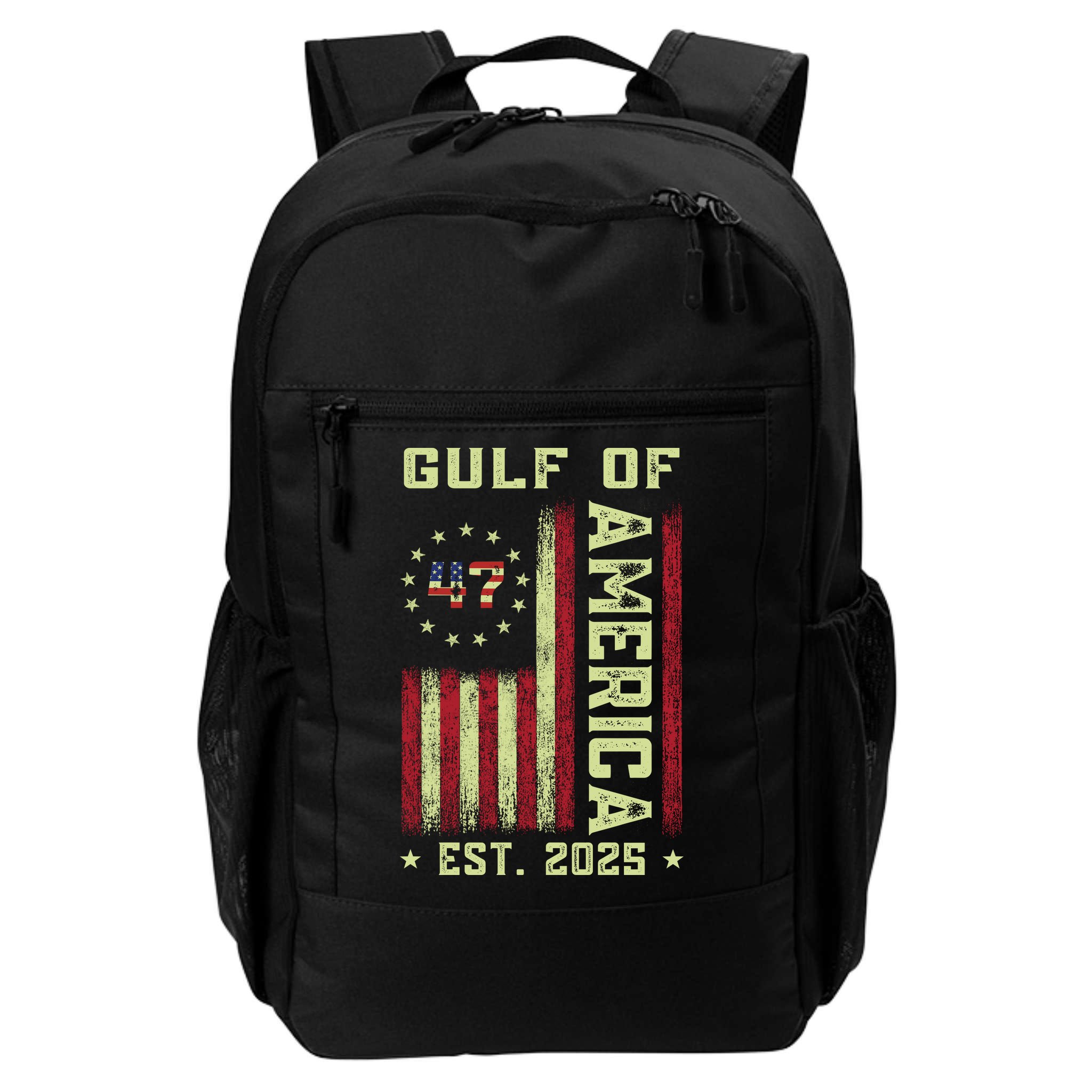 Gulf Of 'Merica US Flag Patriotic EST 2025 Backpack