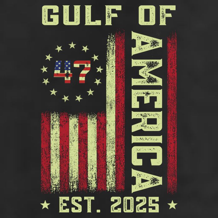 Gulf Of 'Merica US Flag Patriotic EST 2025 Adult Drive Performance Visor