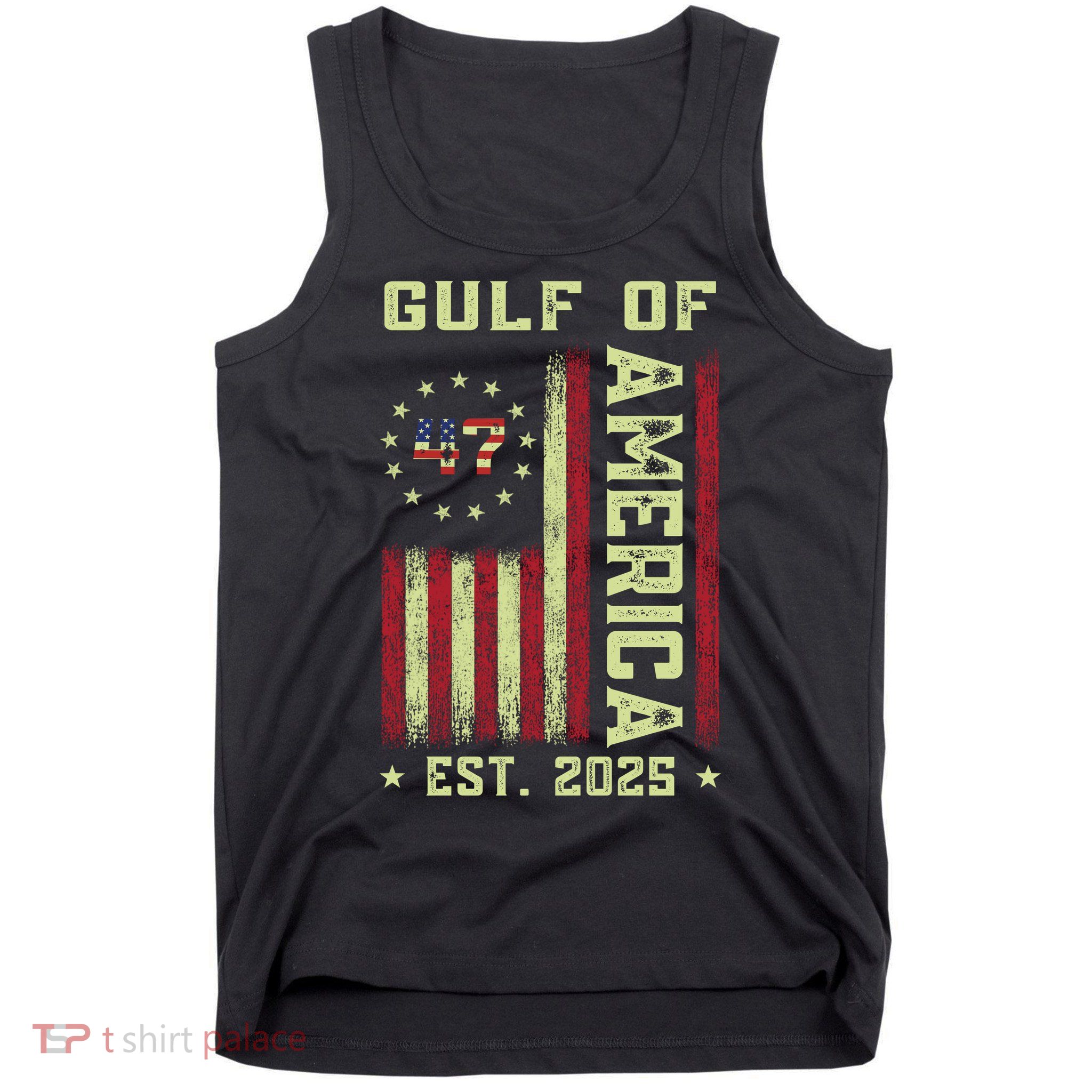 Gulf Of 'Merica US Flag Patriotic EST 2025 Tank Top