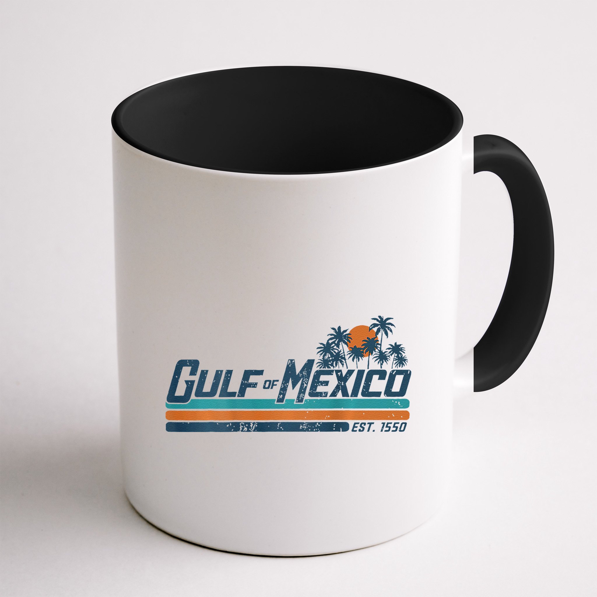 Gulf Of Mexico Est 1550 Retro Vintage Beach Mug