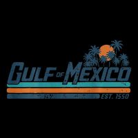 Gulf Of Mexico Est 1550 Retro Vintage Beach Mug