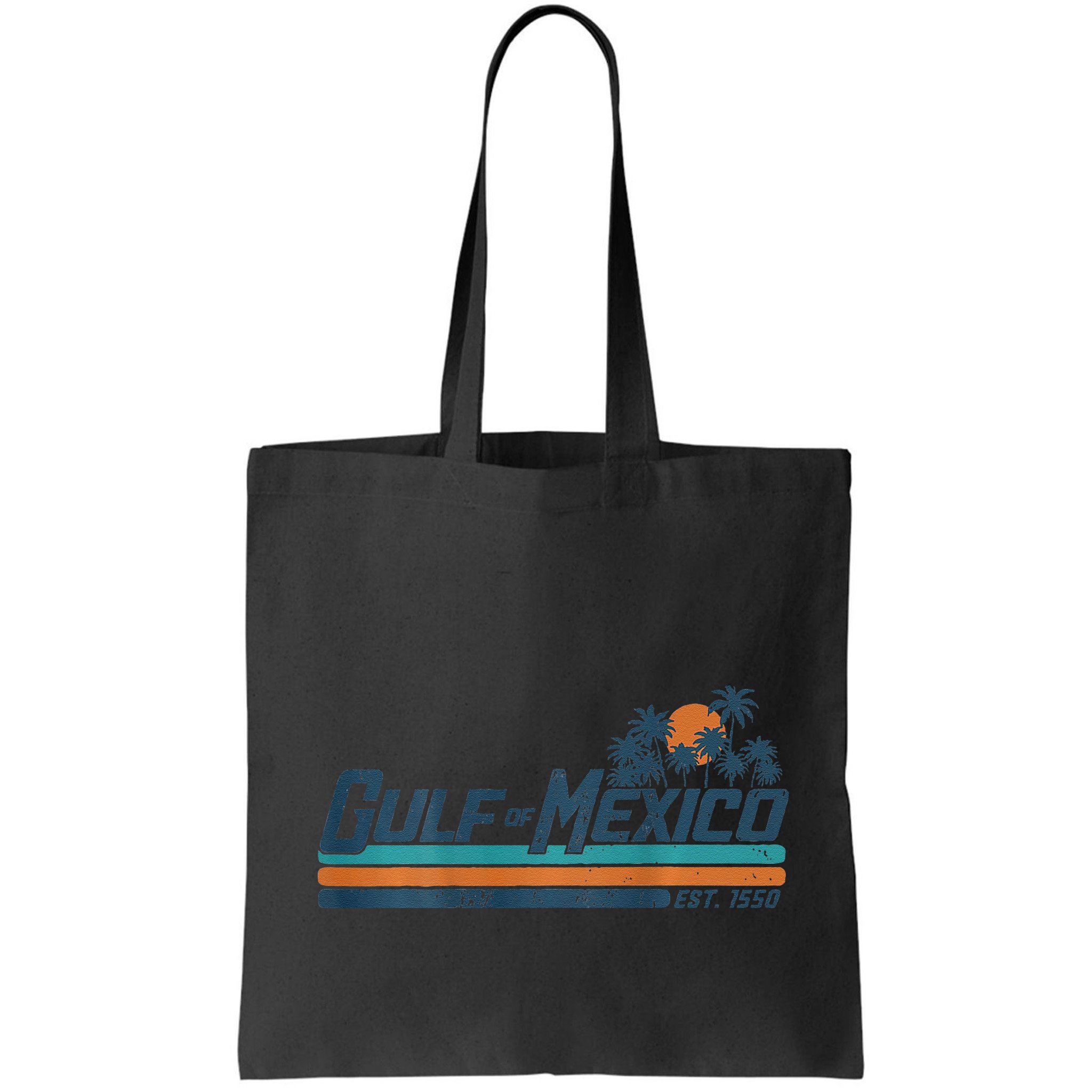 Gulf Of Mexico Est 1550 Retro Vintage Beach Bag