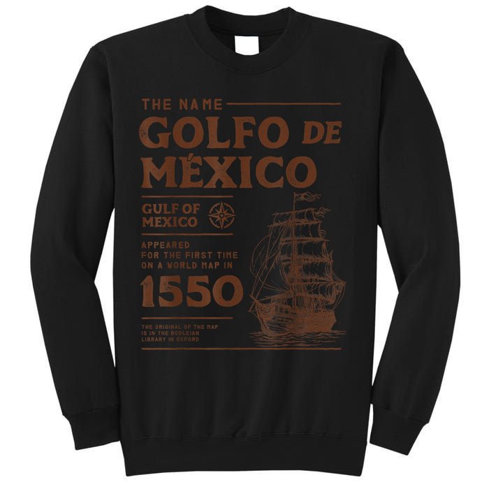 Gulf Of Mexico Name Origin 1550 Sweatshirt