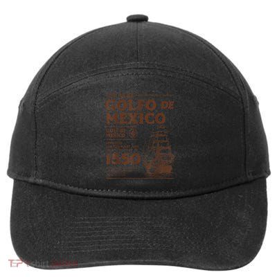Gulf Of Mexico Name Origin 1550 7-Panel Snapback Hat
