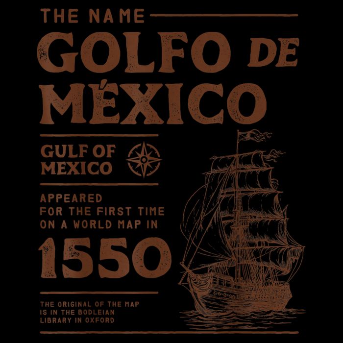 Gulf Of Mexico Name Origin 1550 Mug