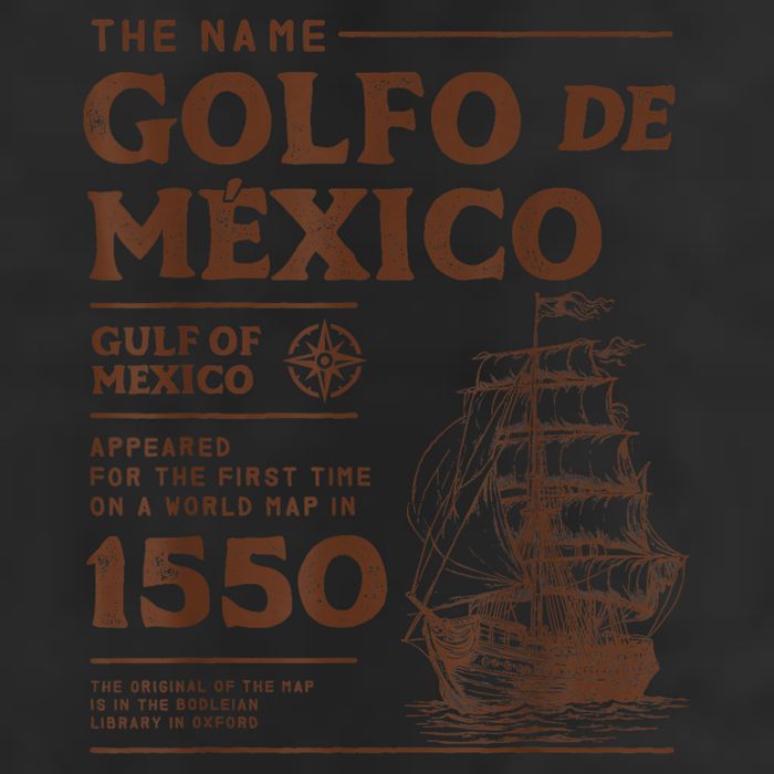 Gulf Of Mexico Name Origin 1550 15oz Campfire Ceramic Mug