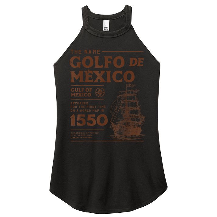 Gulf Of Mexico Name Origin 1550 Women's Perfect Tri Rocker Tank