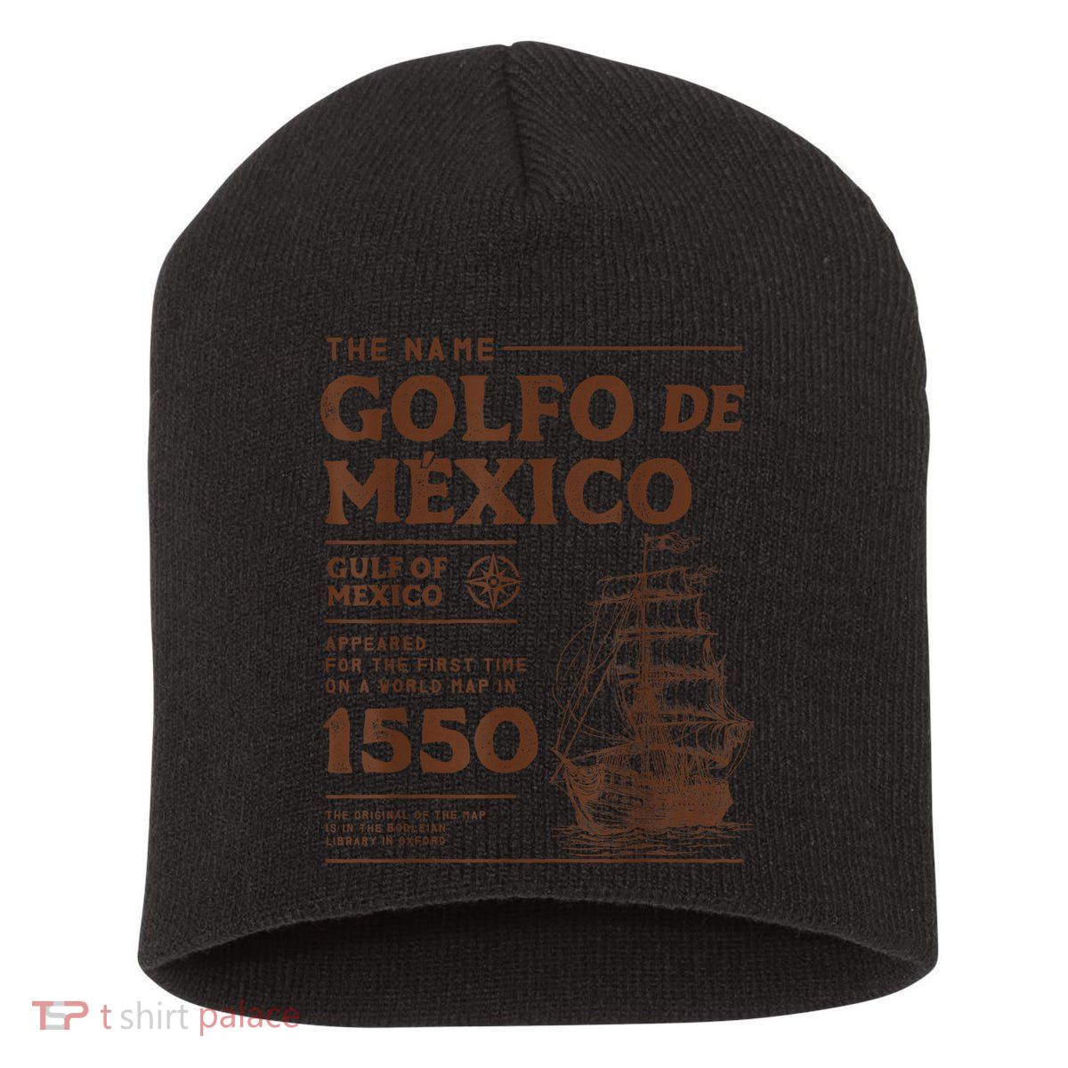 Gulf Of Mexico Name Origin 1550 Short Acrylic Beanie
