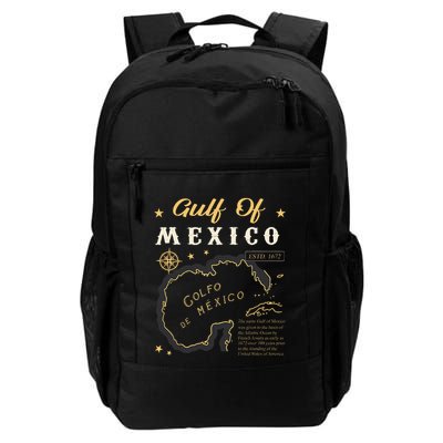 Gulf Of Mexico 1672 Map Lover Daily Commute Backpack