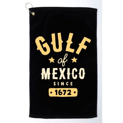 Gulf Of Mexico Since 1672 Long Sleeve Golf Towel