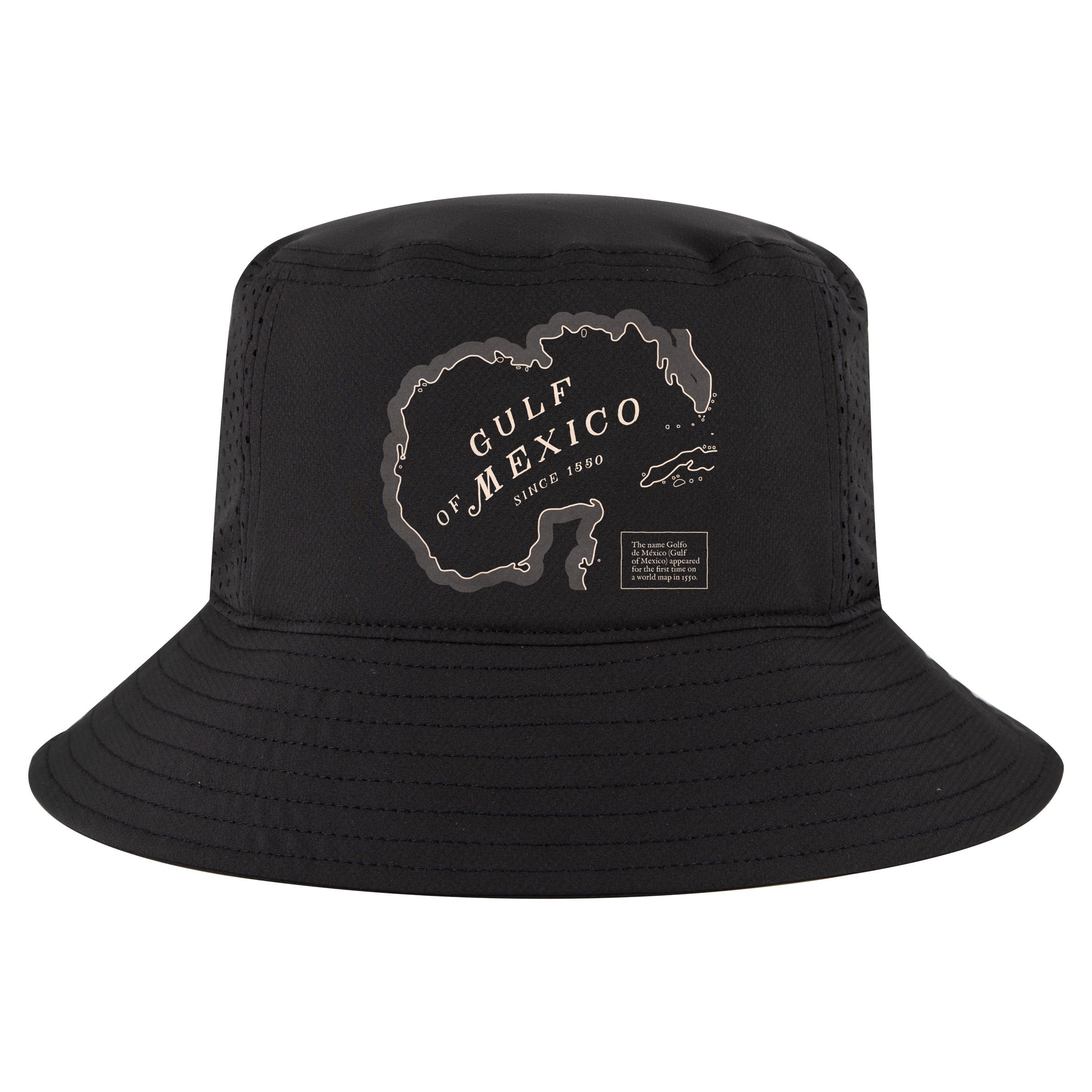 Gulf Of Mexico Map Cool Comfort Performance Bucket Hat