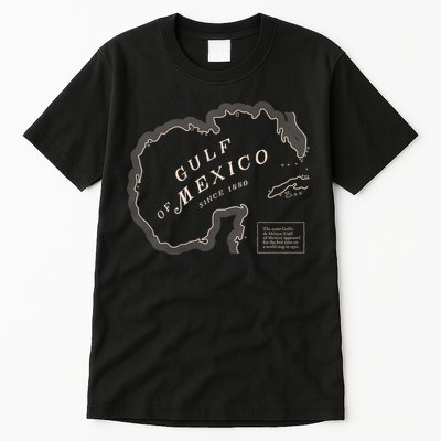 Gulf Of Mexico Map Tall T-Shirt