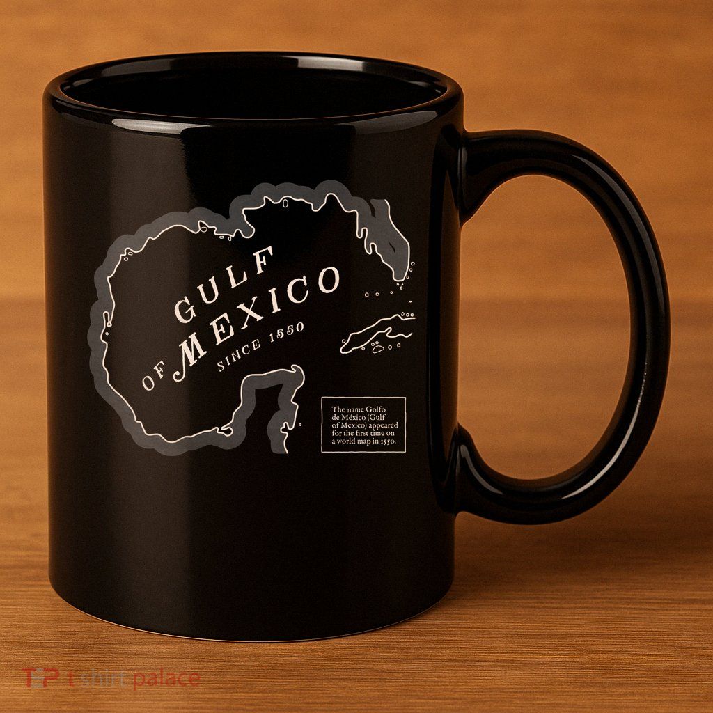 Gulf Of Mexico Map 11oz C Handle Ceramic Mug