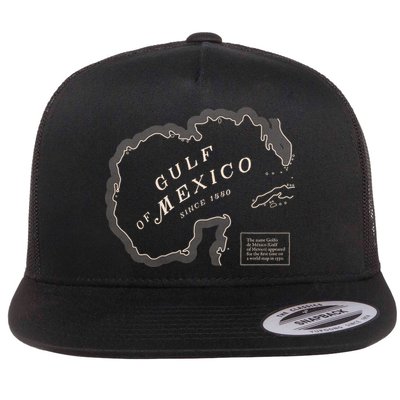 Gulf Of Mexico Map Flatbill Hat