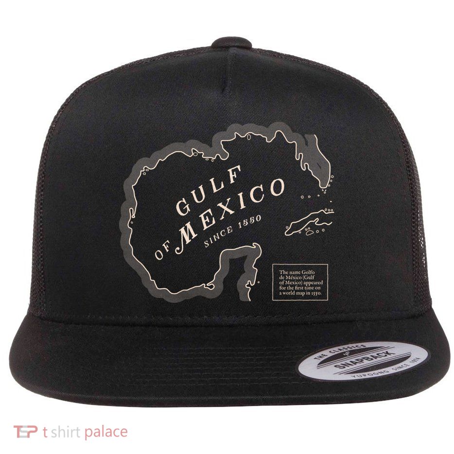 Gulf Of Mexico Map Flatbill Hat