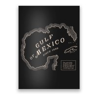 Gulf Of Mexico Map Poster