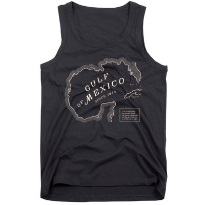 Gulf Of Mexico Map Tank Top