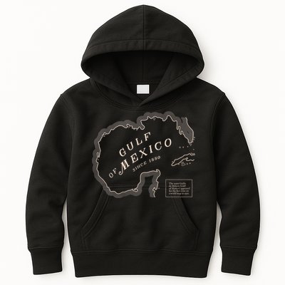Gulf Of Mexico Map Kids Hoodie