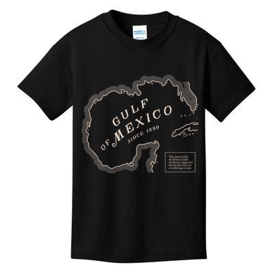 Gulf Of Mexico Map Kids T-Shirt