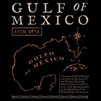 Gulf Of Mexico 1550 Historic Map Golfo De MéXico Vintage Bucket Hat