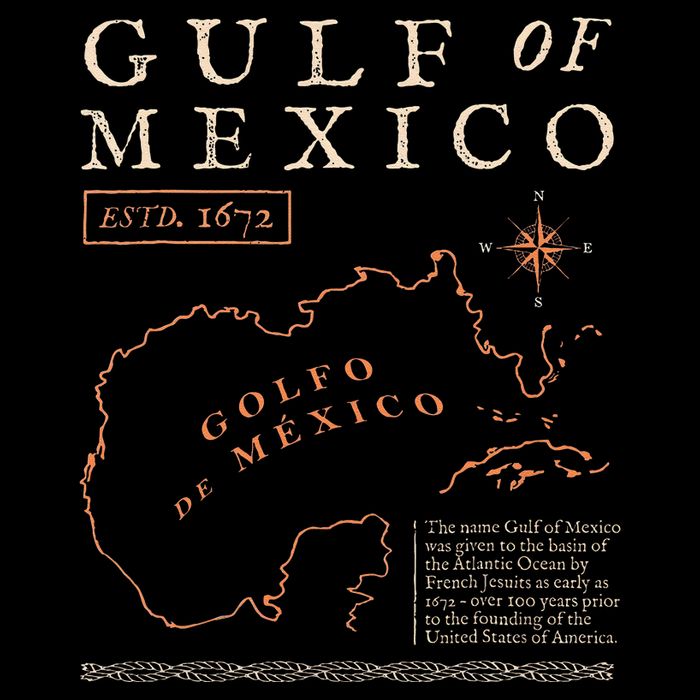 Gulf Of Mexico 1550 Historic Map Golfo De MéXico Vintage Bucket Hat