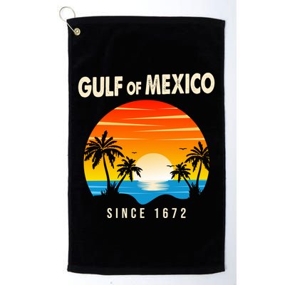 Gulf Of Mexico Since 1672 Golf Towel