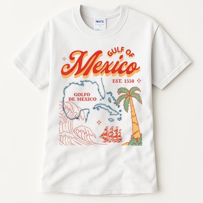 Gulf Of Mexico Est 1550 Retro Vintage Beach Tall T-Shirt