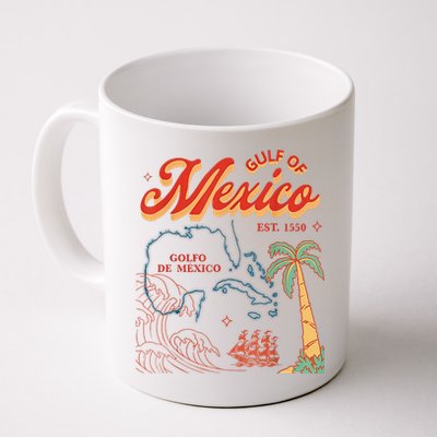 Gulf Of Mexico Est 1550 Retro Vintage Beach Mug