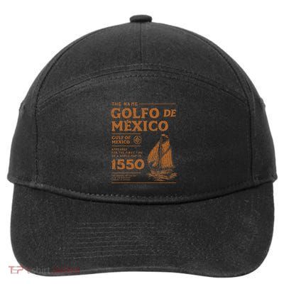 Gulf Of Mexico First Map Since 1550 7-Panel Snapback Hat