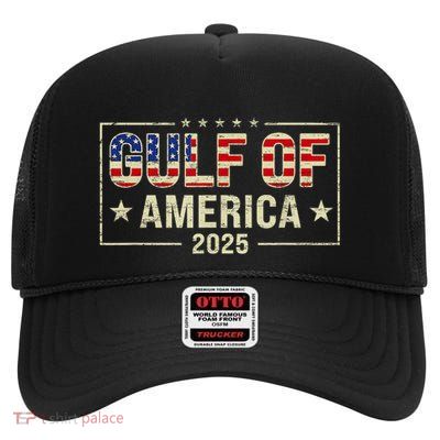 Gulf Of Mexico 2025 High Crown Mesh Back Trucker Hat