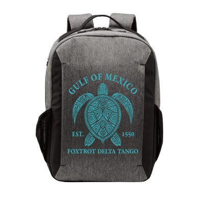 Gulf Of Mexico Turtle Foxtrot Delta Tango EST 1550  Vector Backpack