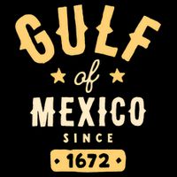 Gulf Of Mexico Since 1672 Long Sleeve Drawstring Bag