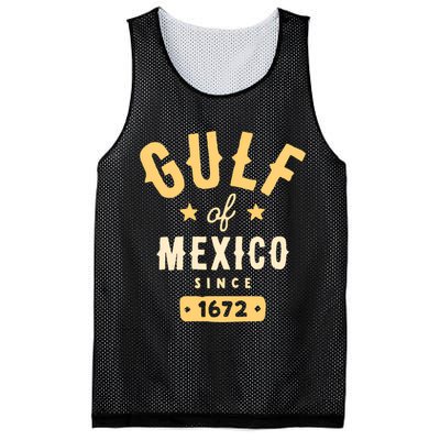 Gulf Of Mexico Since 1672 Long Sleeve Mesh Reversible Basketball Jersey Tank