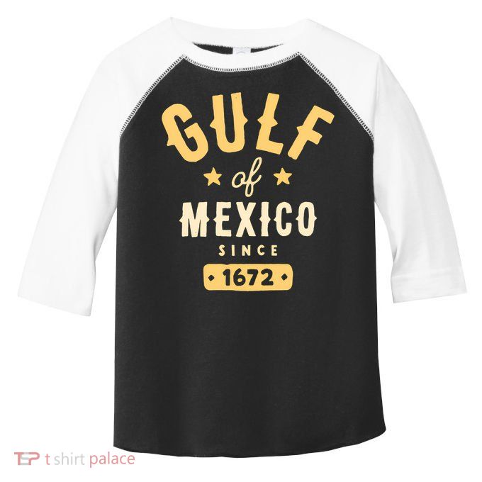 Gulf Of Mexico Since 1672 Long Sleeve Toddler Fine Jersey T-Shirt