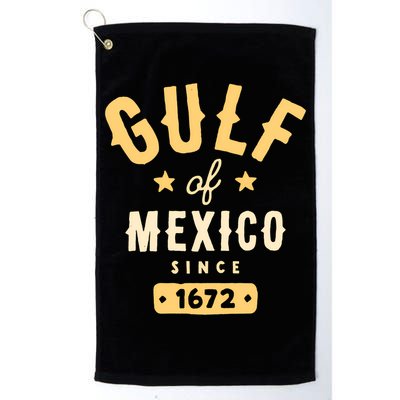 Gulf Of Mexico Since 1672 Long Sleeve Golf Towel