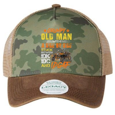 Grumpy Old Man Sxs Utv Side By Side Legacy Tie Dye Trucker Hat