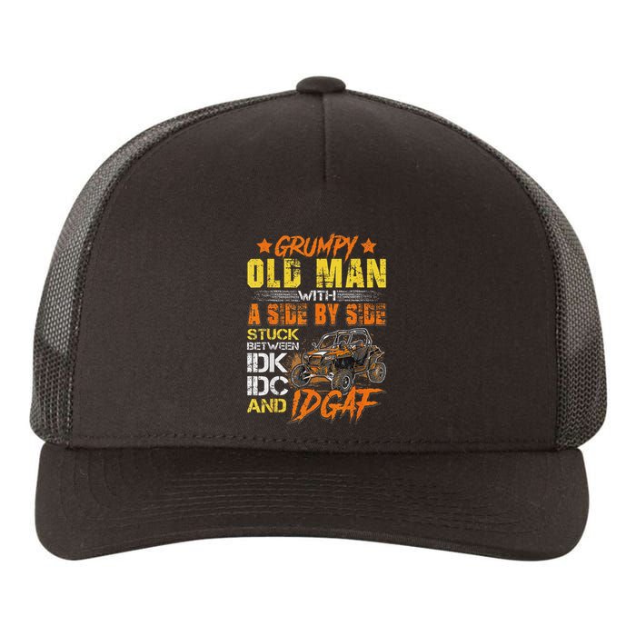 Grumpy Old Man Sxs Utv Side By Side Yupoong Adult 5-Panel Trucker Hat