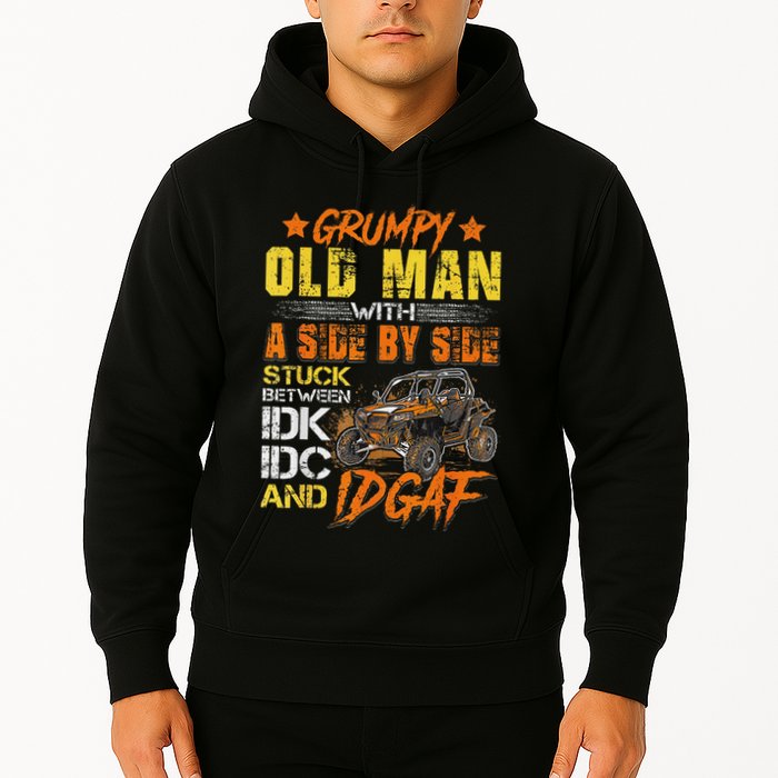 Grumpy Old Man Sxs Utv Side By Side Hoodie