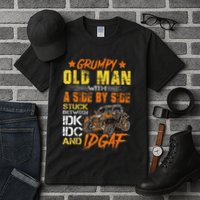 Grumpy Old Man Sxs Utv Side By Side Tall T-Shirt