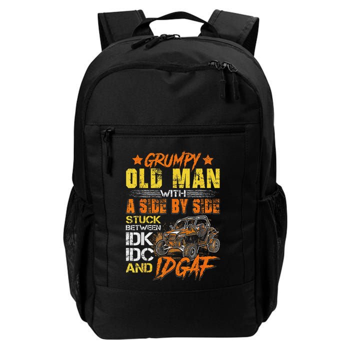 Grumpy Old Man Sxs Utv Side By Side Daily Commute Backpack