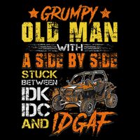 Grumpy Old Man Sxs Utv Side By Side Daily Commute Backpack
