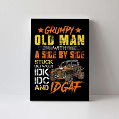 Grumpy Old Man Sxs Utv Side By Side Canvas