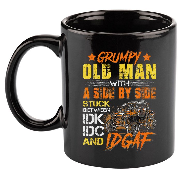 Grumpy Old Man Sxs Utv Side By Side 11oz C Handle Ceramic Mug