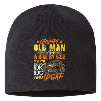 Grumpy Old Man Sxs Utv Side By Side Sustainable Beanie