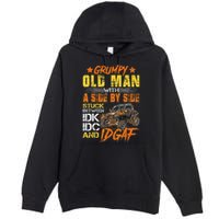 Grumpy Old Man Sxs Utv Side By Side Premium Pullover Hoodie