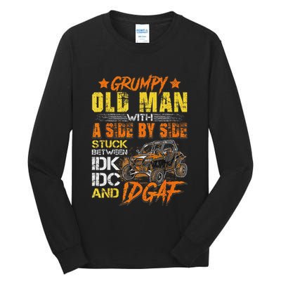 Grumpy Old Man Sxs Utv Side By Side Tall Long Sleeve T-Shirt