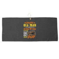 Grumpy Old Man Sxs Utv Side By Side Large Microfiber Waffle Golf Towel